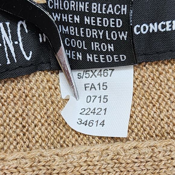 INC International Concepts Sweater Womens M Tan Wool Blend High Low Pullover - Picture 5 of 8